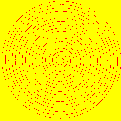 imagearc disegnare spirali